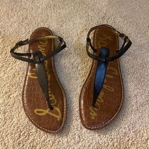 Size 8.5 Sam Edelman black slingback sandal